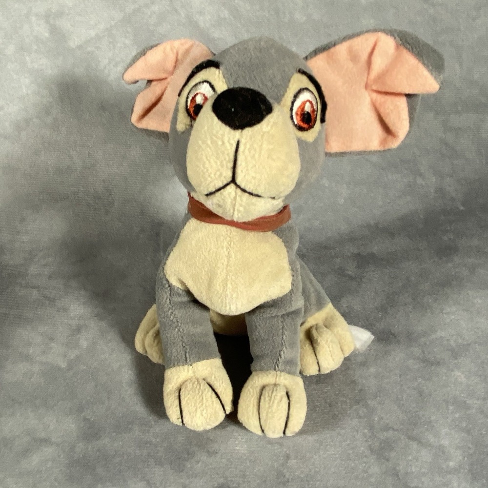 Lady and the Tramp 6.5" Tramp Bean Bag Plush Dog Stuffed Animal‎ Disney Store